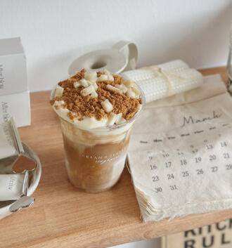 Banana Biscoff Pudding Latte coffee singapore